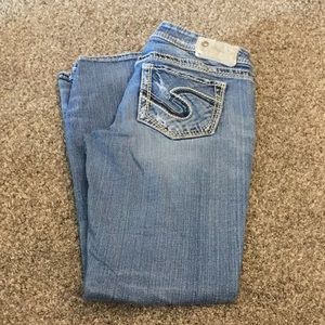 Silver AIKO Jeans